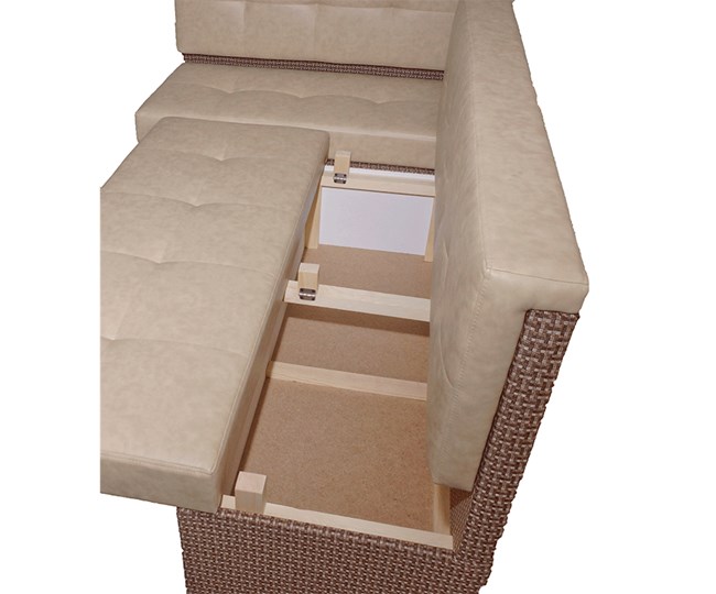 Угловой кухонный диван Нео КМ 3 с механизмом 2000*1110 в Нальчике - изображение 6