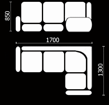 Кухонный угловой диван Нео КМ-01 (168х128 см.) в Нальчике - изображение 3