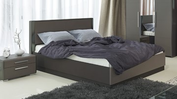 Кровать с механизмом 2-спальная Наоми 1600, цвет Фон серый, Джут СМ-208.01.02 в Нальчике