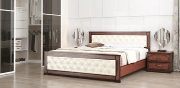 Кровать в спальню СВ-Стиль Стиль 2, 160х200, кожзам, с основанием в Нальчике