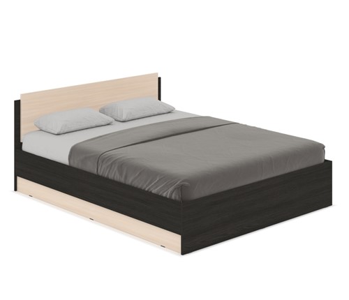 Спальная кровать Аманда А16, Венге/Млечный дуб в Нальчике - изображение