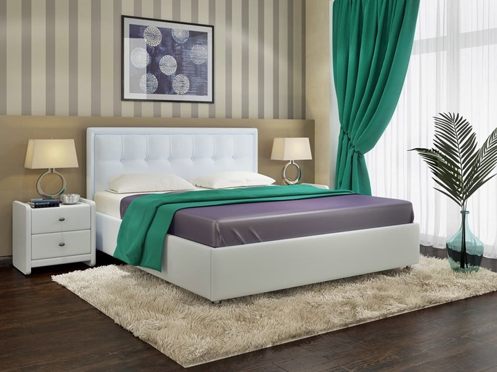 Кровать 2-х спальная Amelia размер 160*200 с основанием в Нальчике - изображение 2