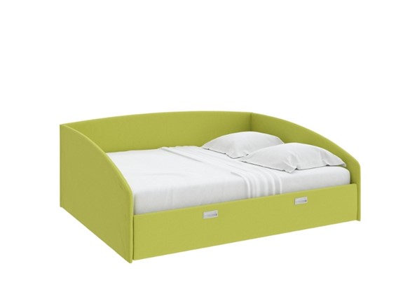 Кровать 2-спальная Bono 160х200, Рогожка (Тетра Яблоко) в Нальчике - изображение
