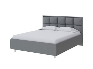 Двуспальная кровать Chessy 160х200, Рогожка (Savana Grey (серый)) в Нальчике