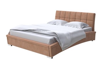 Двуспальная кровать Corso-1L 140x200, Микровелюр (Manhattan Брауни) в Нальчике