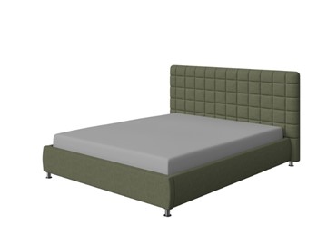 Кровать двуспальная Corso-3 160х200, Искусственная шерсть (Лама Авокадо) в Нальчике