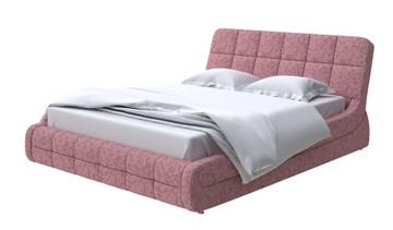 Кровать спальная Corso-6 140x200, Рогожка (Levis 62 Розовый) в Нальчике