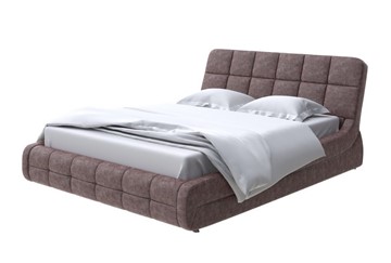 Двуспальная кровать Corso-6 200х200, Флок (Бентлей Кофейный) в Нальчике