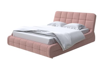 Двуспальная кровать Corso-6 200х200, Шенилл (Piano 10 Винтажный розовый) в Нальчике