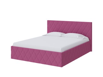 Двуспальная кровать Fresco 140х200, Рогожка (Savana Berry (фиолетовый)) в Нальчике