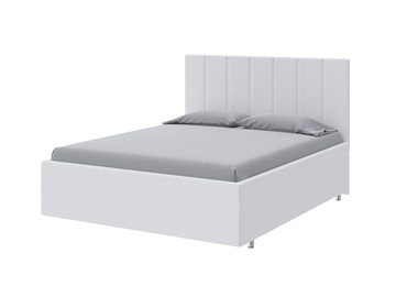 Двуспальная кровать Modern Large 160х200, Экокожа (Белый) в Нальчике