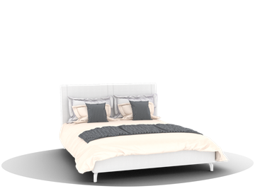 Кровать двуспальная Siena (КМ-01, 1600) под ПМ в Нальчике