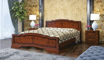 Спальная кровать Карина-6 (Орех) 160х200 в Нальчике
