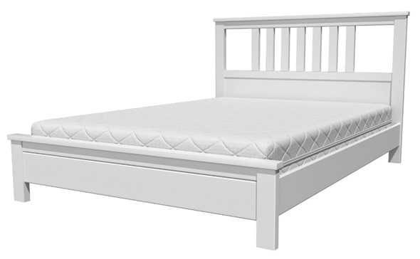 Кровать 1.5-спальная Лаура (Белый Античный) 140х200 в Нальчике - изображение