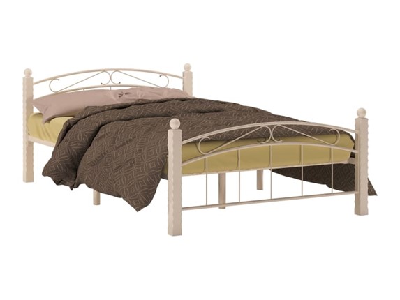 Кровать 2-спальная Гарда 15, 160х200, белая в Нальчике - изображение