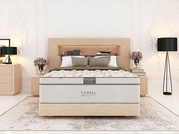 Кровать Smart Compact/Podium M 160х200, Флок (Велсофт Бежевый) в Нальчике - изображение