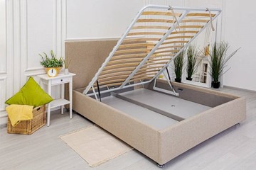 Спальная кровать Кристалл 1 1400х1900 с подъёмным механизмом в Нальчике - предосмотр 3