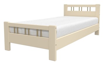 Спальная кровать Вероника-3 (Слоновая кость) 90х200 в Нальчике