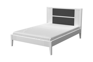 Полутороспальная кровать Бетти из массива сосны (Белый Античный) 140х200 в Нальчике