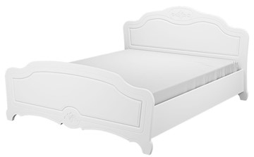 Кровать полуторная Лотос (Белый) 160х200 в Нальчике