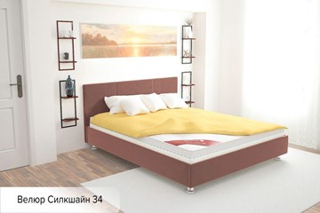 Кровать 1.5-спальная Вена 140х200 (с основанием) в Нальчике - предосмотр 1