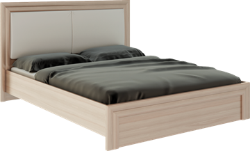 Кровать Глэдис М31 (Шимо светлый/Белый текстурный) в Нальчике