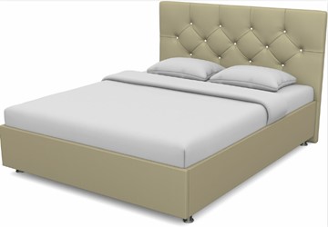 Спальная кровать Моника 1600 с основанием (Nitro Сream) в Нальчике