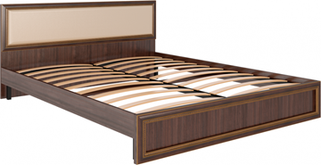 Кровать Беатрис М10 с мягким изголовьем (Орех Гепланкт) в Нальчике