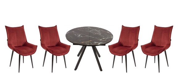 Обеденный набор стол Олимп, 4 стула Осло в Нальчике - изображение