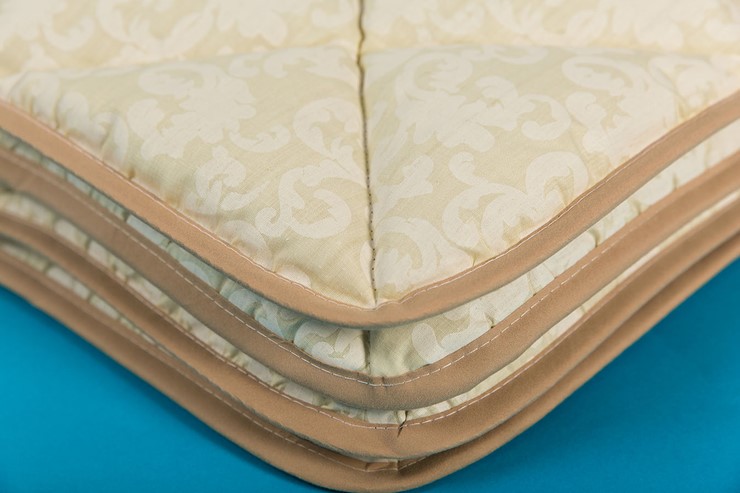 Одеяло всесезонное полутороспальное Шерсть & Хлопок в Нальчике - изображение 1