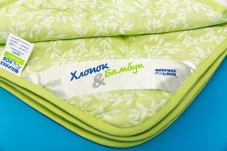 Одеяло лёгкое полутороспальное Хлопок & Бамбук в Нальчике - изображение 1
