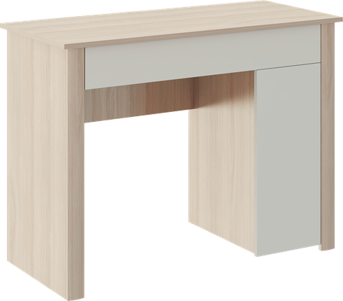 Косметический стол Глэдис М28 (Шимо светлый/Белый текстурный) в Нальчике - изображение