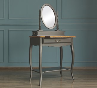 Столик косметический Leontina с зеркалом (ST9321BLK) Черный в Нальчике - предосмотр 4