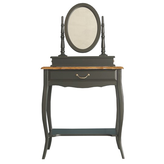 Столик косметический Leontina с зеркалом (ST9321BLK) Черный в Нальчике - изображение 5