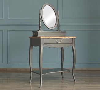 Столик косметический Leontina с зеркалом (ST9321BLK) Черный в Нальчике - предосмотр 2
