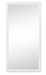 Зеркало навесное в гардероб Ника (белый) 119,5 см x 60 см в Нальчике