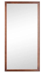 Зеркало навесное Ника (Средне-коричневый) 119,5 см x 60 см в Нальчике