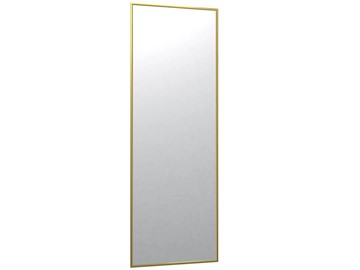 Зеркало навесное в гардероб Сельетта-5 глянец золото (1500х500х9) в Нальчике