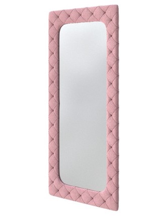 Зеркало прямоугольное Flavio Big, Велюр (Casa Жемчужно-розовый) в Нальчике - изображение