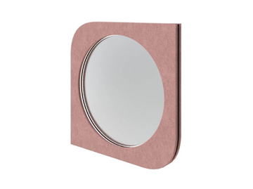 Зеркало Luna, Рогожка (Levis 62 Розовый) в Нальчике