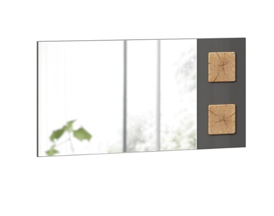 Зеркало настенное Фиджи 659.420, Антрацит глянец в Нальчике - изображение