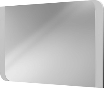 Зеркало настенное Вива Белый глянец / Платина в Нальчике