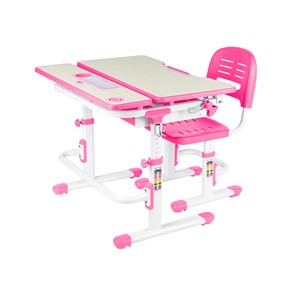 Растущий стол и стул Lavoro Pink в Нальчике - предосмотр 7