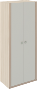 Двухстворчатый шкаф Глэдис М22 (Шимо светлый/Белый текстурный) в Нальчике