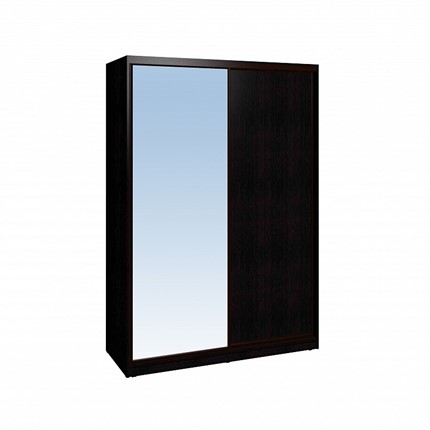 Шкаф 1600 Домашний Зеркало/ЛДСП, Венге в Нальчике - изображение