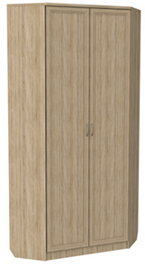 Распашной шкаф 401 угловой со штангой, цвет Дуб Сонома в Нальчике