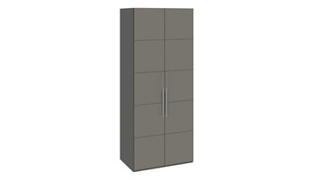 Распашной шкаф Наоми с 2-мя дверями, цвет Фон серый, Джут  СМ-208.07.03 в Нальчике - предосмотр