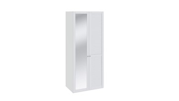 Распашной шкаф Ривьера для одежды с зеркальной дверью правый СМ 241.07.002 R в Нальчике - предосмотр