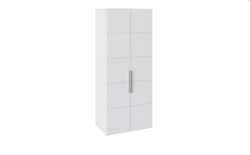 Распашной шкаф Наоми с 2-мя дверями, цвет Белый глянец СМ-208.07.03 в Нальчике - предосмотр