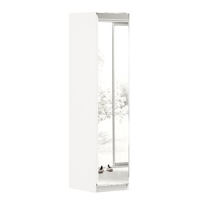 Шкаф однодверный Айла с зеркалом ЛД 688.140.000, Белый, исполнение 1 в Нальчике - предосмотр
